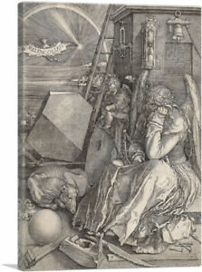 ARTCANVAS Melencolia I 1514 Canvas Art Print by Albrecht Durer
