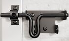 Heavy Duty Slide Bolt Gate Latch for Wooden Fence Door Lock with Padlock Hole