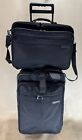 Briggs & Riley Black Carry On Set 22” Upright Rolling Suitcase & 18” Briefcase