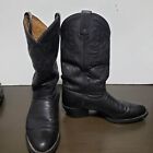 Tony Lama RR4002 Black Leather  Men's Cowboy  Boots 11D