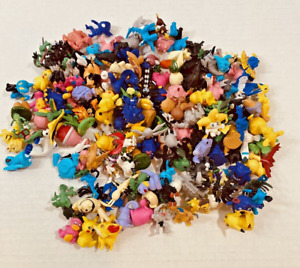 144 pcs Pokemon Mini PVC Action Figures Pikachu Cake Tops Toys For Kids Party