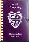 New ListingStart Composing Cookbook Billings Symphony 1988 Paperback Spiral VTG Acceptable