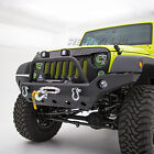 Full Width Rock Crawler Front Bumper+Winch Plate fit 07-18 Jeep JK Wrangler (For: 2013 Jeep Rubicon)
