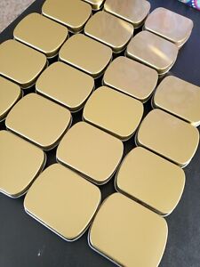 Small mint tins - Weddings favors boxes, Showers Baby Gift - 22 GOLD or 23 WHITE