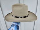 Restistol Self Conforming Beaver Felt Cowboy Hat Tan Size 7 Western Rodeo