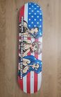 Vtg Hook-Ups Original Skateboard Deck Anime Pinup American Flag Bikinis Girls