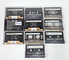 Lot 10 Used Vintage Type IV Metal Audio Cassettes Maxell MX-100 TDK MA90 MA-X90