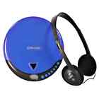 Craig CD2808-BL Personal CD Player with Headphones - Black/Blue - New