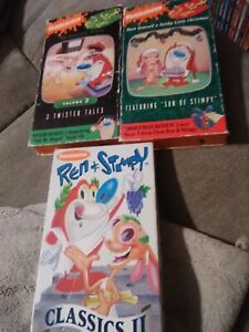 Ren And Stimpy VHS Lot 3 Tapes Read Description