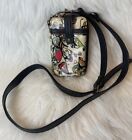 Sakroots Cell Phone/iD/credit Card Wallet Purse Multi Color Hearts Crossbody