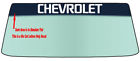 FIT A CHEVROLET WINDSHIELD BANNER DIE CUT VINYL DECAL WITH APPLICATION TOOL
