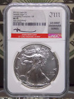 2021 (S) American SILVER Eagle *TYPE 1* $1 NGC MS70 #205ARC Mercanti Engravers