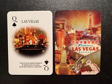 New Listingsingle/swap playing card  LAS VEGAS  Glitter Gulch   QUEEN OF CLUBS