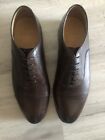 RARE !! Peter Huber Cap Toe Dark Brown Leather Dress Shoes Size 12 - BRAND NEW