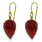 26.1 Carat 14K Solid Gold Rosanna Ruby Earrings