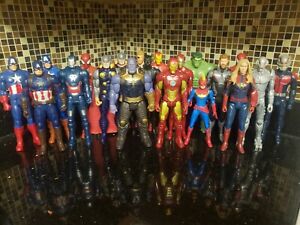 Huge Lot of 20 Marvel 12-inch Loose Action Figures SUPERHEROS Comic Book Items