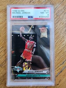 New ListingPSA Graded 8 1992 - 1993 Fleer Ultra Michael Jordan Chicago Bulls NBA Basketball