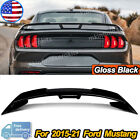 Gloss Black Trunk Spoiler Rear Wing Lip Fit 2015-2022 Ford Mustang GT500 GT350