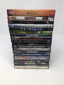 Wholesale, Reseller Lot  Of 20 DVDs Action, Comedy, Drama Plus More