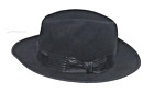 Golden Coach Dobbs Fedora Hat Size 7 1/4 Steve Harvey Black Felt Hat USA 58