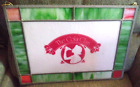 1980 Coca Cola Clan Stain Glass sign.