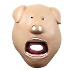 Masquerade Angry Pig head Mask Halloween party Costume Latex Animal Cosplay Prop