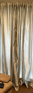Back tab curtains 51 X 107 ( 4 Total Panels) Gray/Sliver Light Filtering