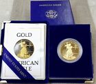 RARE 1986 W 1 Oz Gold American Eagle Proof $50 Coin W / Box & COA ORIGINAL GEM!
