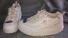 NEW SKECHERS SHAPE-UPS WOMENS US 8 WALKING WHITE SNEAKERS TONING FITNESS NWT GYM