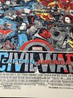 Captain America Civil War by Tyler Stout xx/750 Screen Print Art Poster Mondo