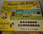 Vintage Bachmann Plasticville Set #5605 Railroad Accessories