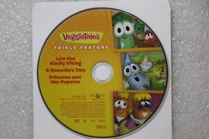 VeggieTales Triple Feature Lyle The Kindly Viking a Snoodle’s Tale Princess DVD