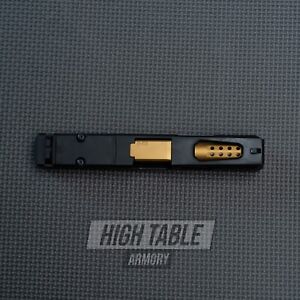 Glock 19 Complete Black Tripple Vented Slide, Ported Barrel Gen 3