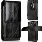 Vertical Leather Case Pouch Cover Sleeve For iPhone 11 Pro Xs X Samsung S9 S10
