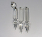 3 Antique Quality Crystal Spear Prism Vintage Chandelier SP16 Slight Variations