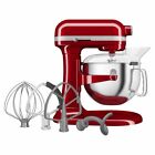 KitchenAid Pro 600 6-qt Bowl Lift Stand Mixer. RED AND SILVER