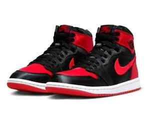 Nike Air Jordan 1 Retro Hi OG 'Satin Bred' Women's Sneakers FD4810-061 Multi NEW