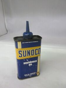 VINTAGE ADVERTISING SUNOCO HOUSEHOLD OIL OILER TIN COLLECTIBLE  A-73
