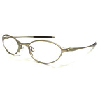 Vintage Oakley Eyeglasses Frames O1 11-600 Platinum Matte Light Gold 48-19-130