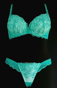 Bra Set Push Up Underwired Bra Cup B 80 with String L/105:III