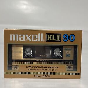 NEW Maxell XL II 90 Extra Fine Epitaxial Type II Factory Sealed Cassette Tape