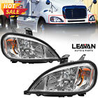 Pair of Headlights Headlamps W/ Bulb For Freightliner Columbia (For: Freightliner Columbia)
