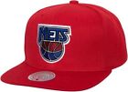 New Jersey Brooklyn Nets Mitchell & Ness  Snapback Hat Cap NBA Red New With Tags