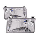 Headlights Pair w/Xenon Fits 92-96 Ford Bronco/92-97 Ford F-150/ F-250/SuperDuty (For: 1996 Ford F-150)