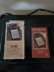 Vintage 70's Texas Instruments TI-30 Calculator Tested WORKING 1970s Red LED
