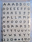 Alphabet Soup Uppercase Clear Stamp Set -  Provo Craft 24-8333 NEW!
