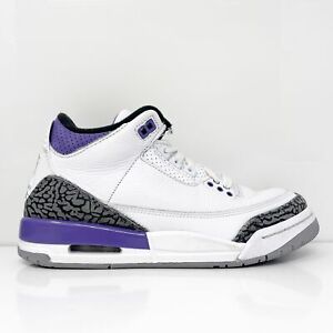 Nike Boys Air Jordan 3 DM0967-105 White Basketball Shoes Sneakers Size 6Y