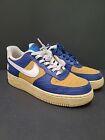 Size 6 - Nike Air Force 1 Low Undefeated 5 On It Blue Yellow Croc DM8462 400