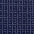 Bingo Indigo Blue Geometric Circle Nanotex Upholstery Fabric 0360360