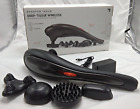 Sharper Image Deep-Tissue Rechargeable Wireless Percussion Massager 5 Heads